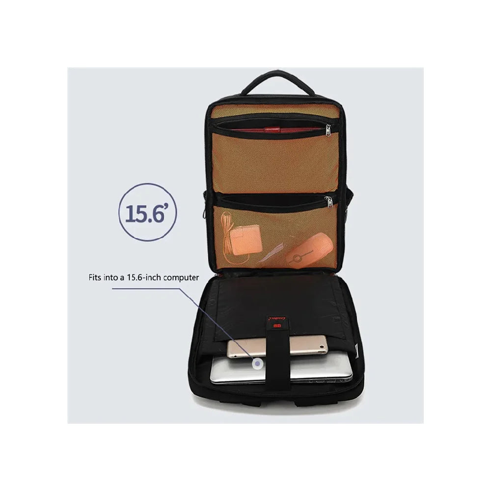 COOLBELL CB-8277 Men Business Backpack for 15.6-inch Laptop with USB Charging Port