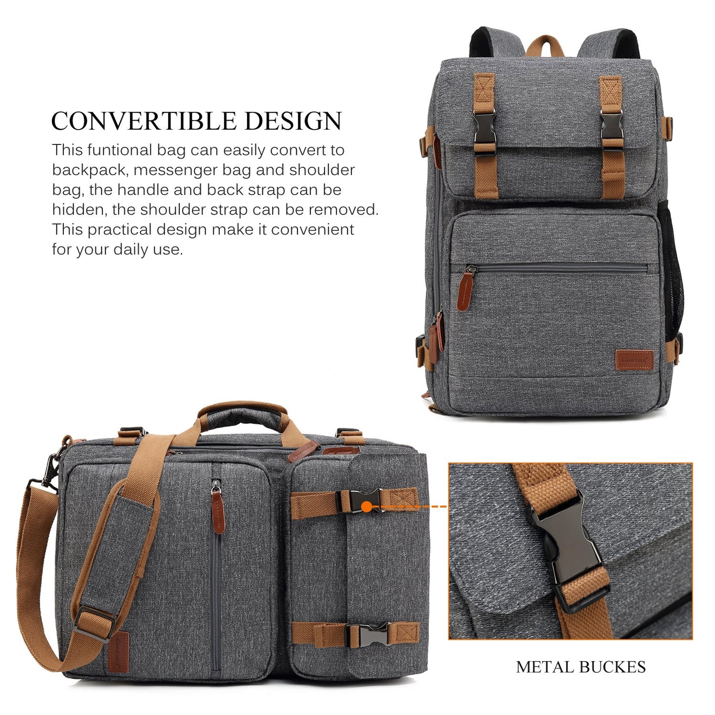 Cool Bell CB-5503 15.6″ Inches Dual Laptop Backpack