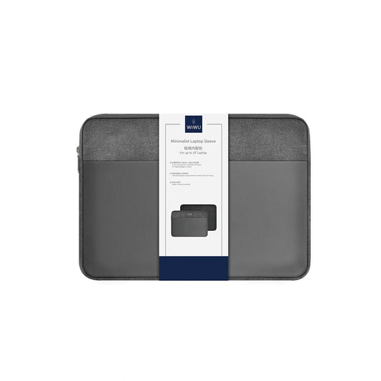 WiWU 14 inch & 15.6 inch Minimalist Laptop Sleeve for Macbook Air 2020 Protective Minimalistic Laptop Sleeve